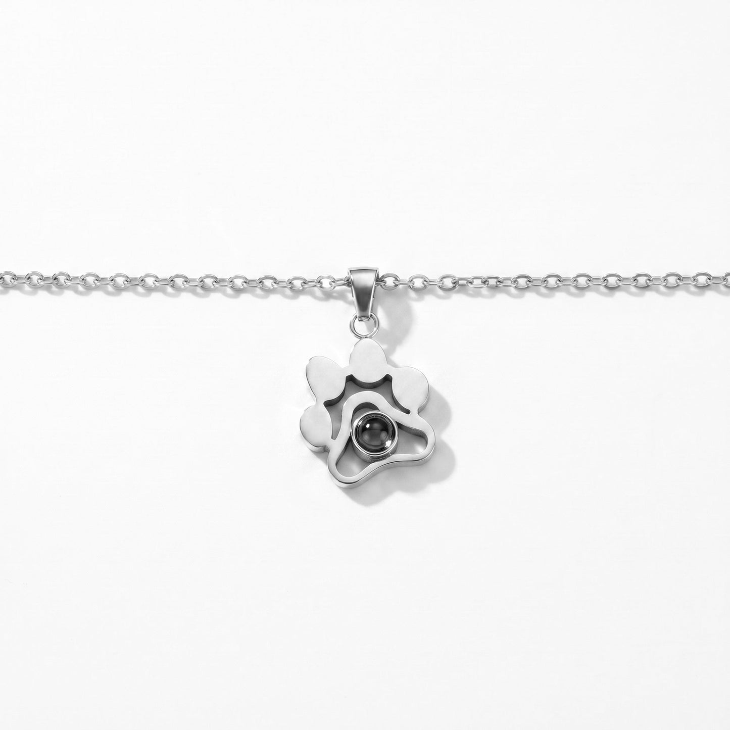 Collar personalizado con huella y foto