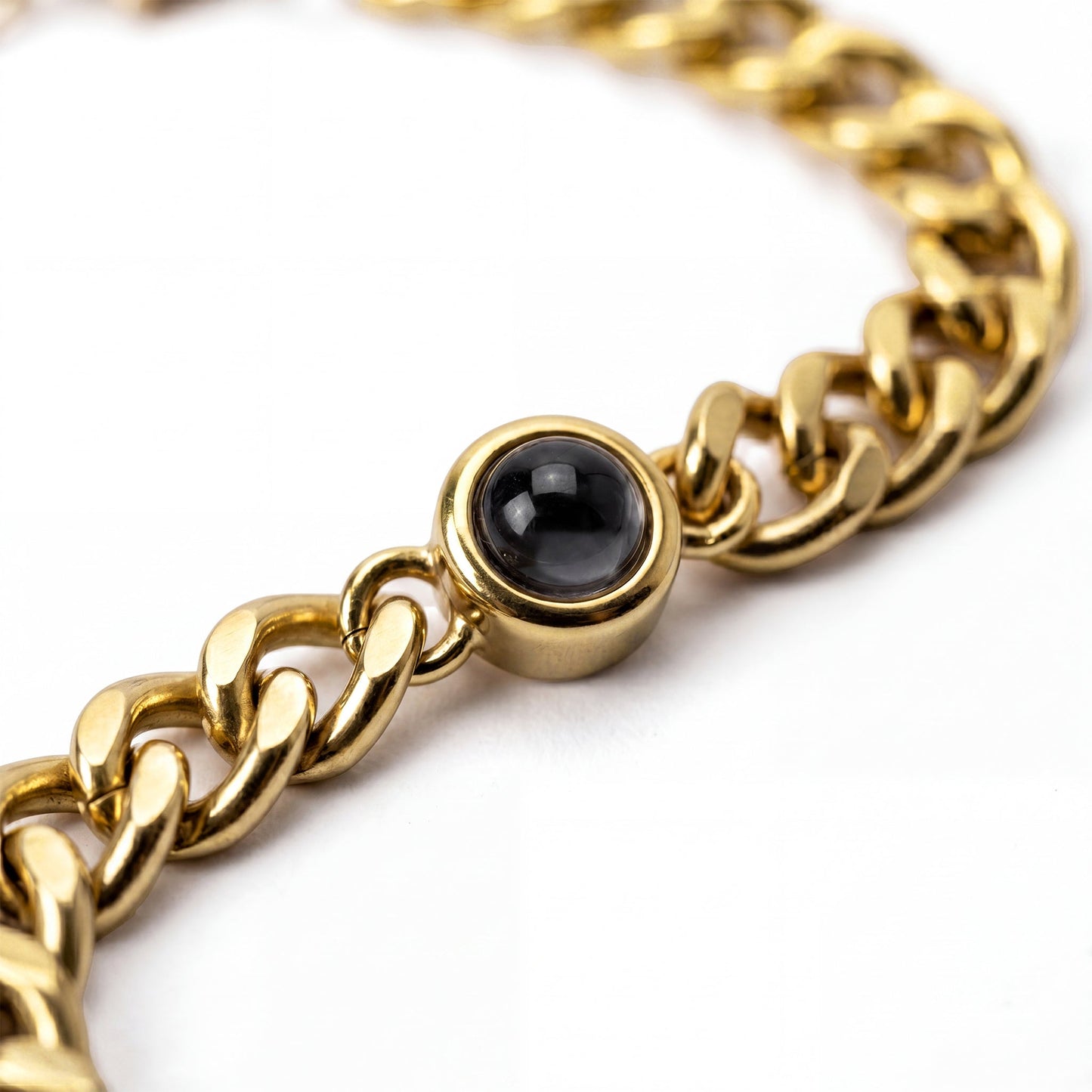 Pulsera con foto personalizada - Cadena Cubana