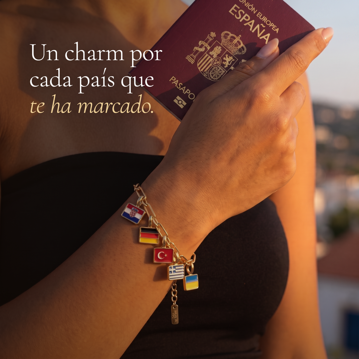 Pulsera con Charms de Países – Pass