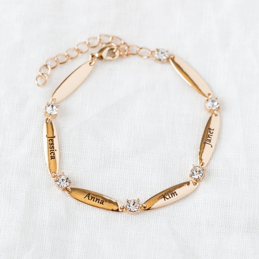 Pulsera personalizada con grabado