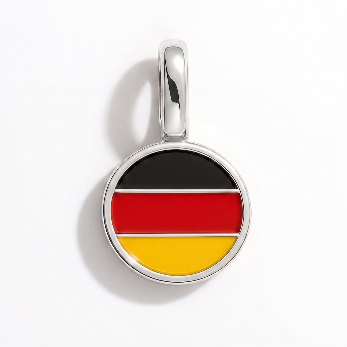 Charm bandera Alemania – redonda plata