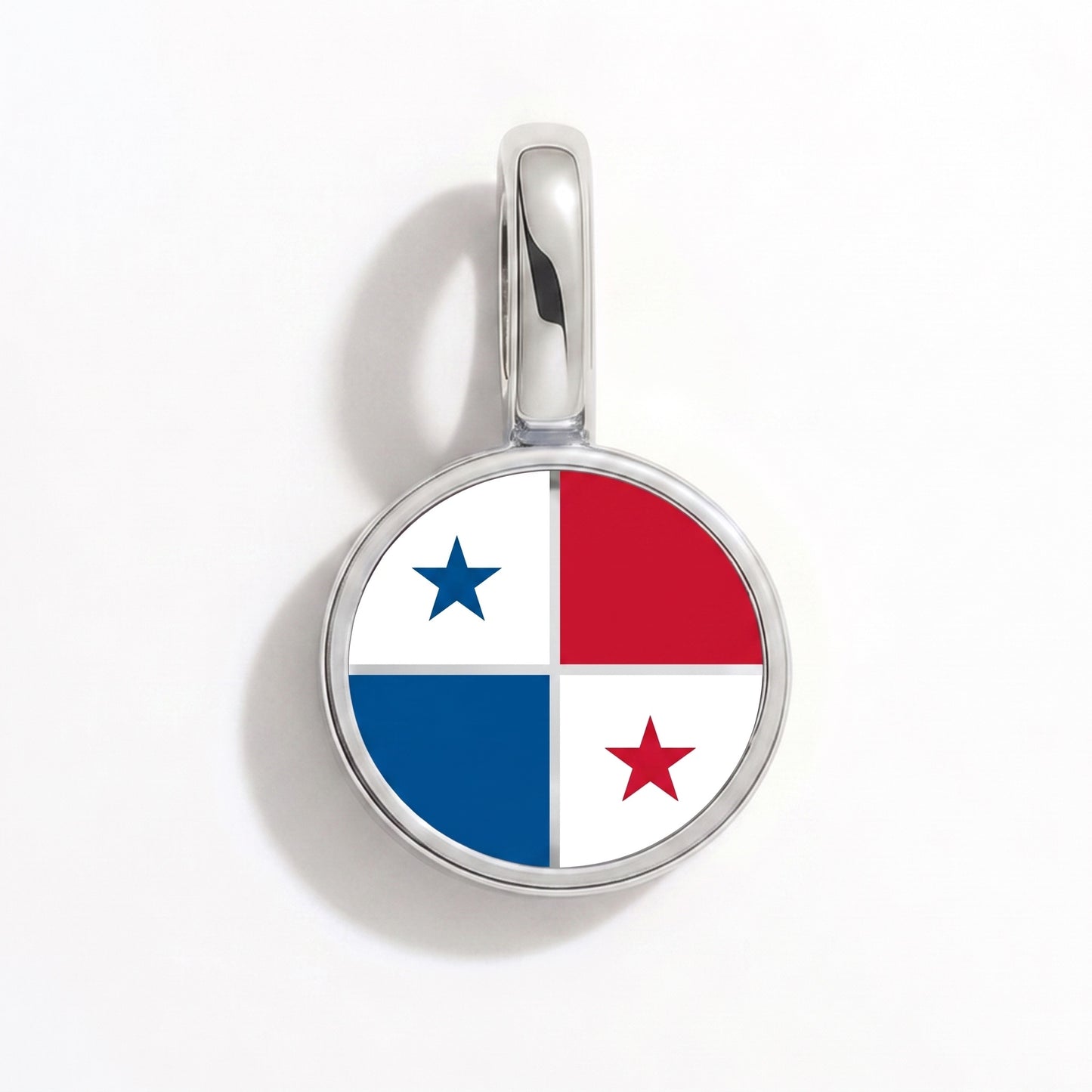 Charm bandera Panamá – redonda plata