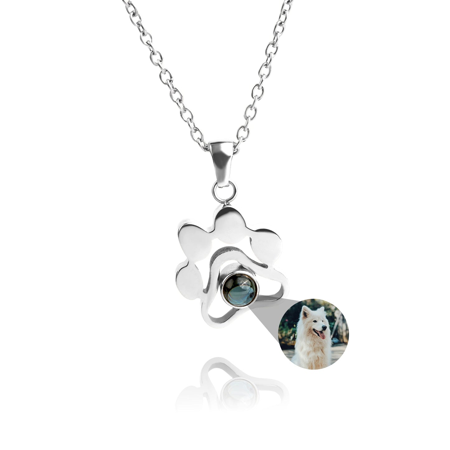 Collar personalizado con huella y foto