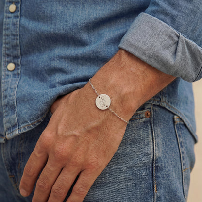 Pulsera personalizada con tu propia escritura/dibujo.