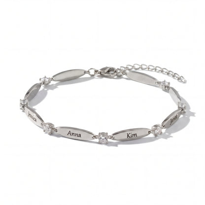 Pulsera personalizada con grabado