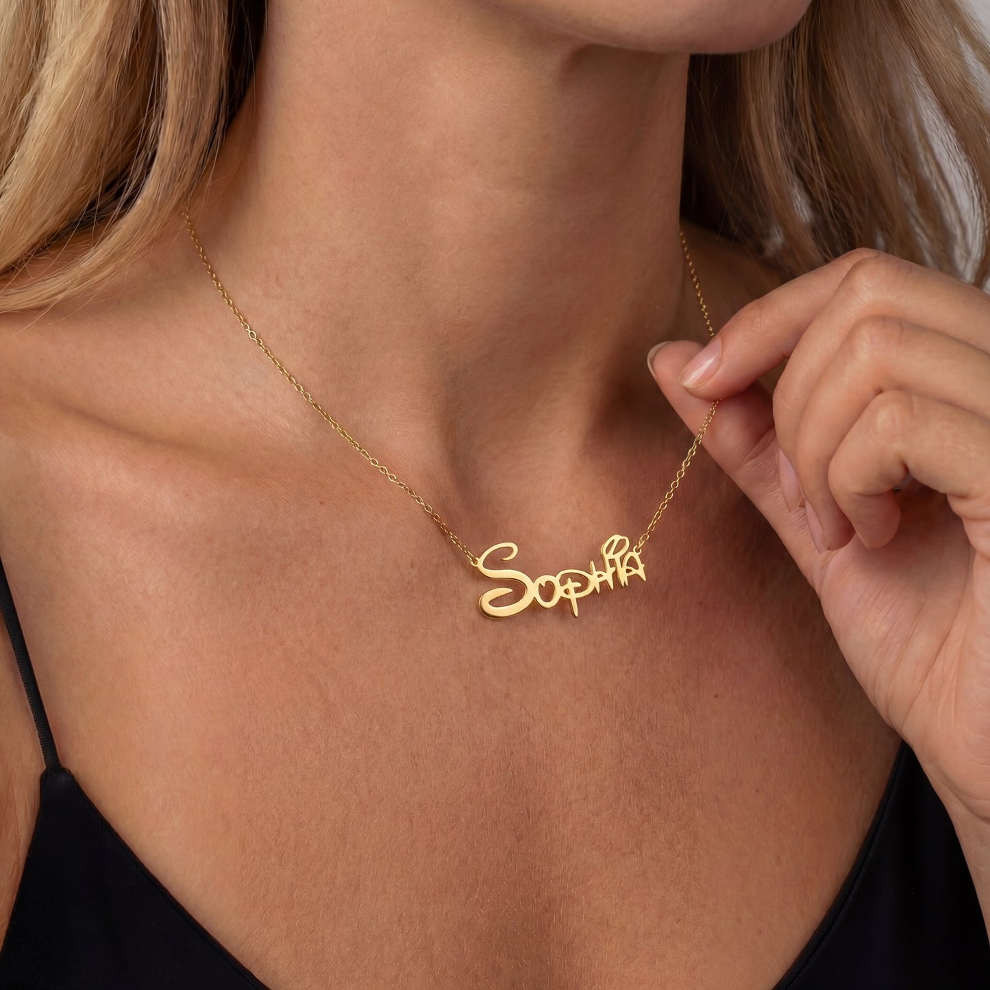 Cadena de nombre personalizada - Estilo Sidney