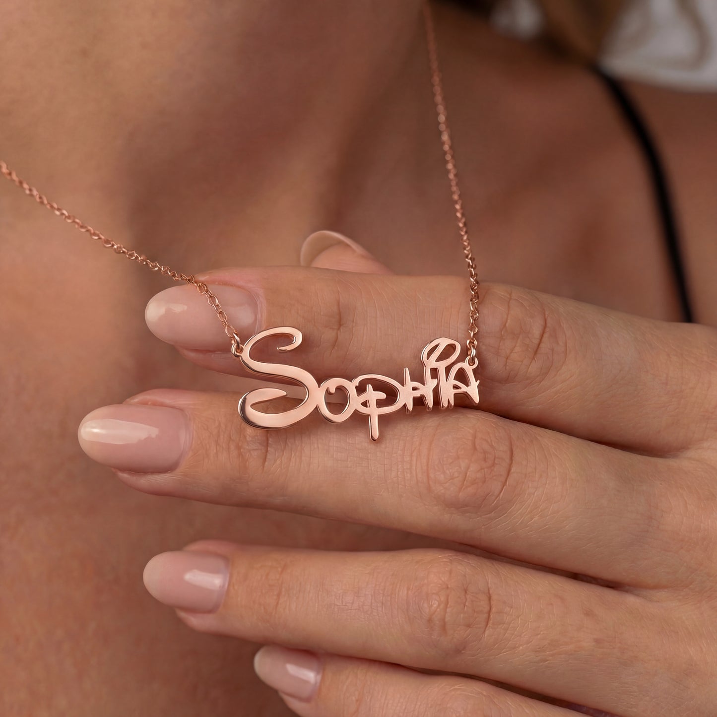 Cadena de nombre personalizada - Estilo Sidney