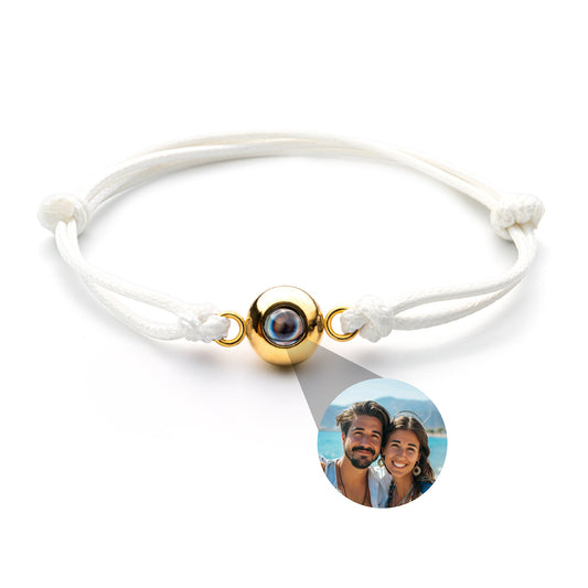 Pulsera con foto personalizada - Nudo marinero