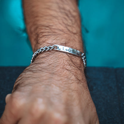 Pulseras de pareja con grabado