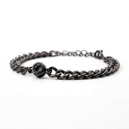 Pulsera con foto personalizada - Cadena Cubana