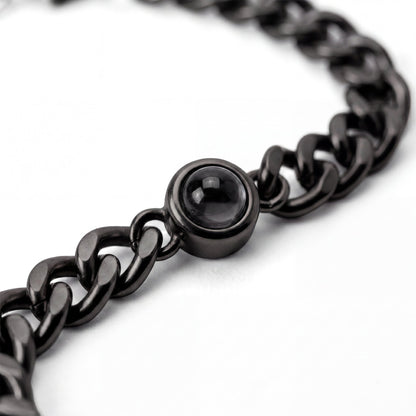 Pulsera con foto personalizada - Cadena Cubana