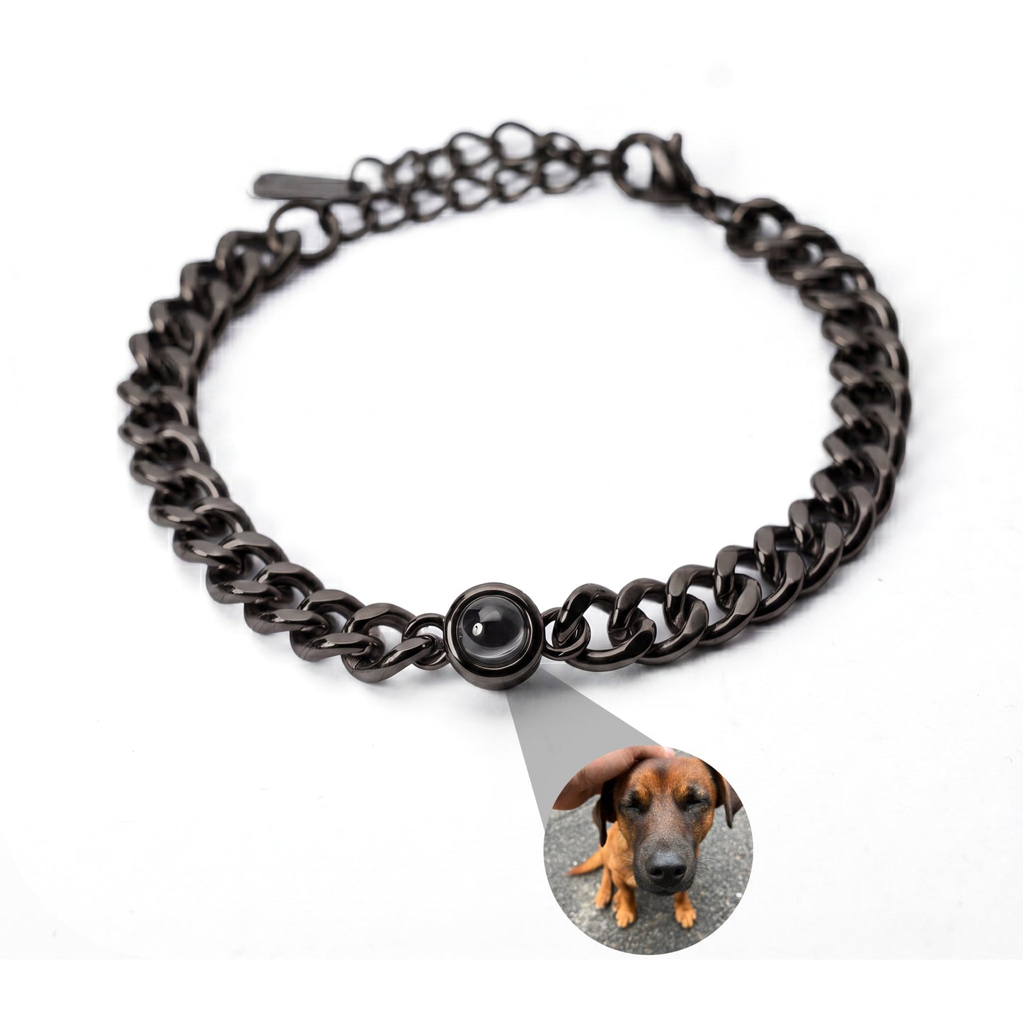 Pulsera con foto personalizada - Cadena Cubana