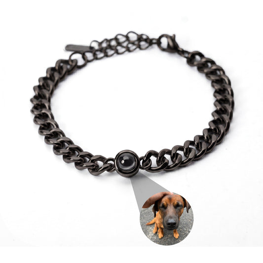 Pulsera con foto personalizada - Cadena Cubana