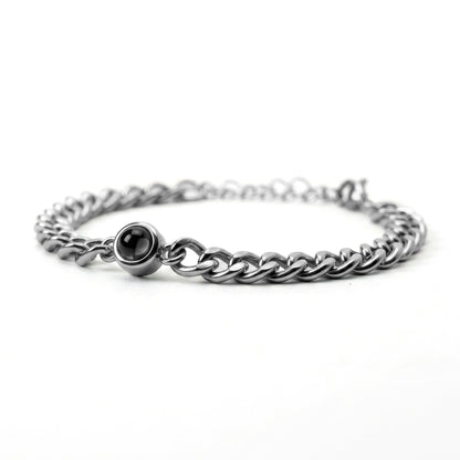 Pulsera con foto personalizada - Cadena Cubana