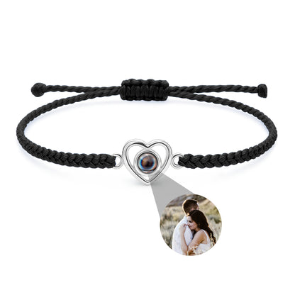 Pulsera con foto personalizada - Corazón