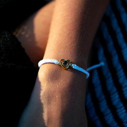 Pulsera con foto personalizada - Corazón