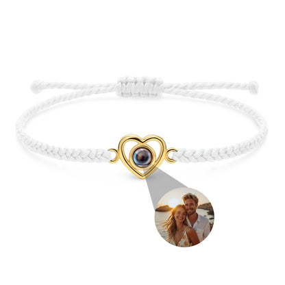 Pulsera con foto personalizada - Corazón