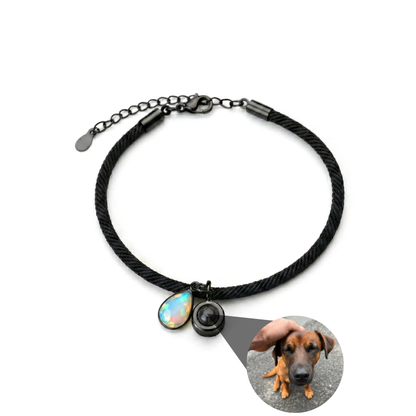Pulsera con foto personalizada - Essence Piedra de nacimiento
