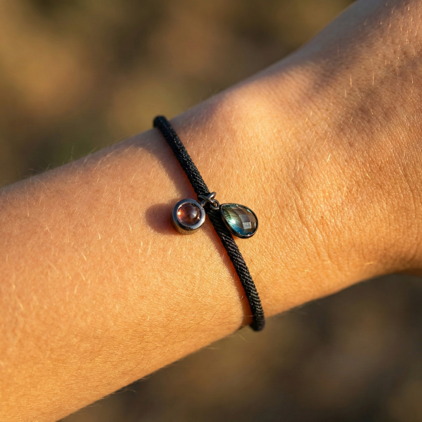 Pulsera con foto personalizada - Essence Piedra de nacimiento