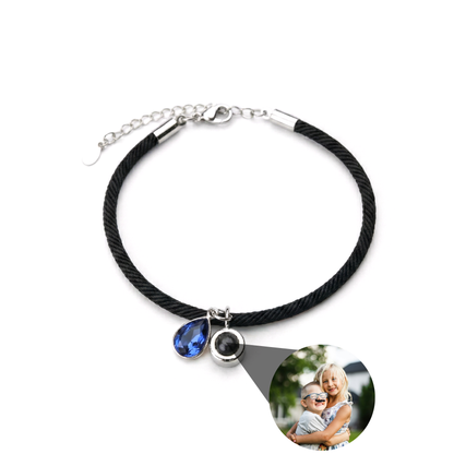 Pulsera con foto personalizada - Essence Piedra de nacimiento