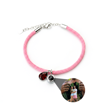 Pulsera con foto personalizada - Essence Piedra de nacimiento