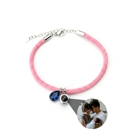 Pulsera con foto personalizada - Essence Piedra de nacimiento