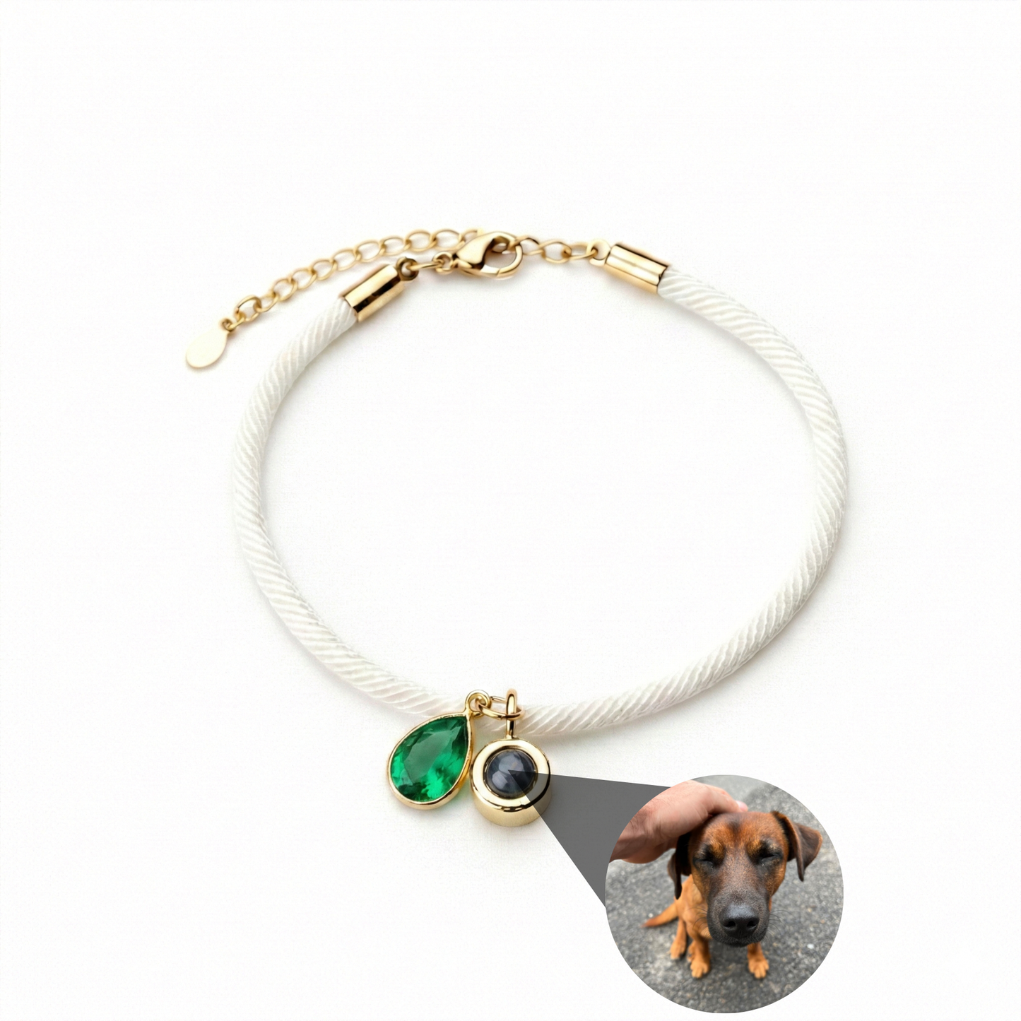 Pulsera con foto personalizada - Essence Piedra de nacimiento