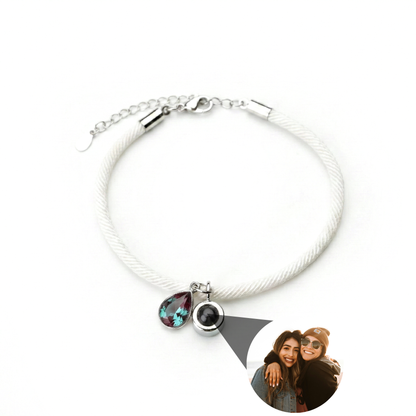 Pulsera con foto personalizada - Essence Piedra de nacimiento