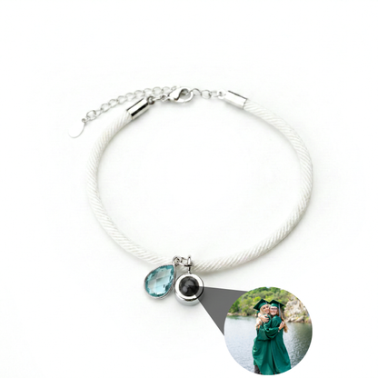 Pulsera con foto personalizada - Essence Piedra de nacimiento