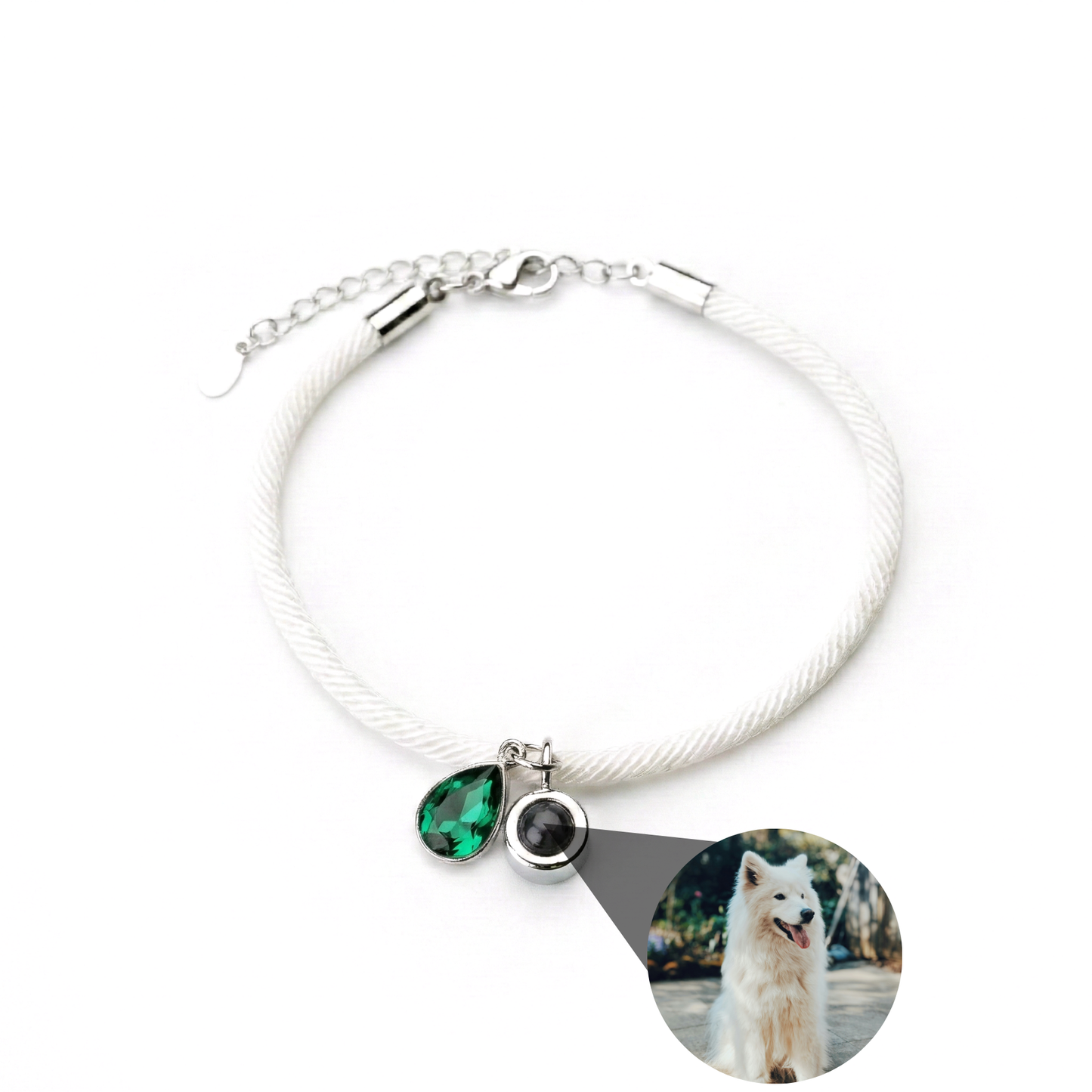 Pulsera con foto personalizada - Essence Piedra de nacimiento