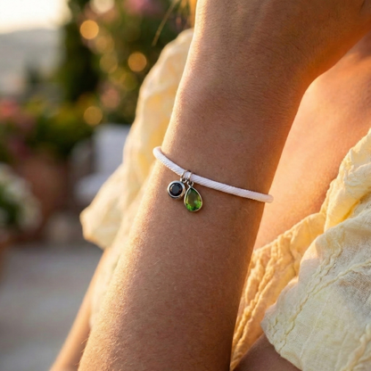 Pulsera con foto personalizada - Essence Piedra de nacimiento