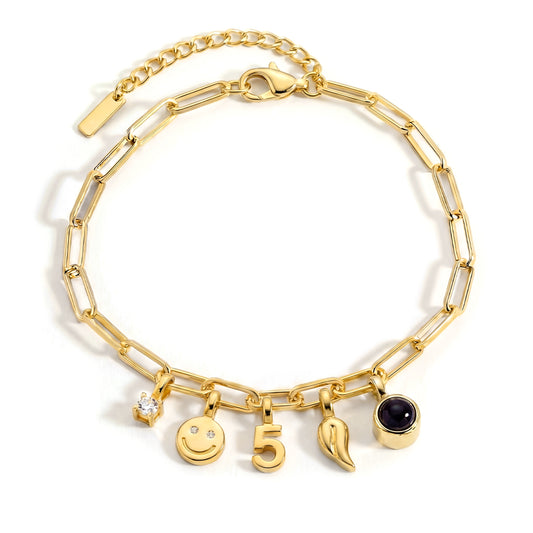 Pulsera personalizada con charms - Paperclip