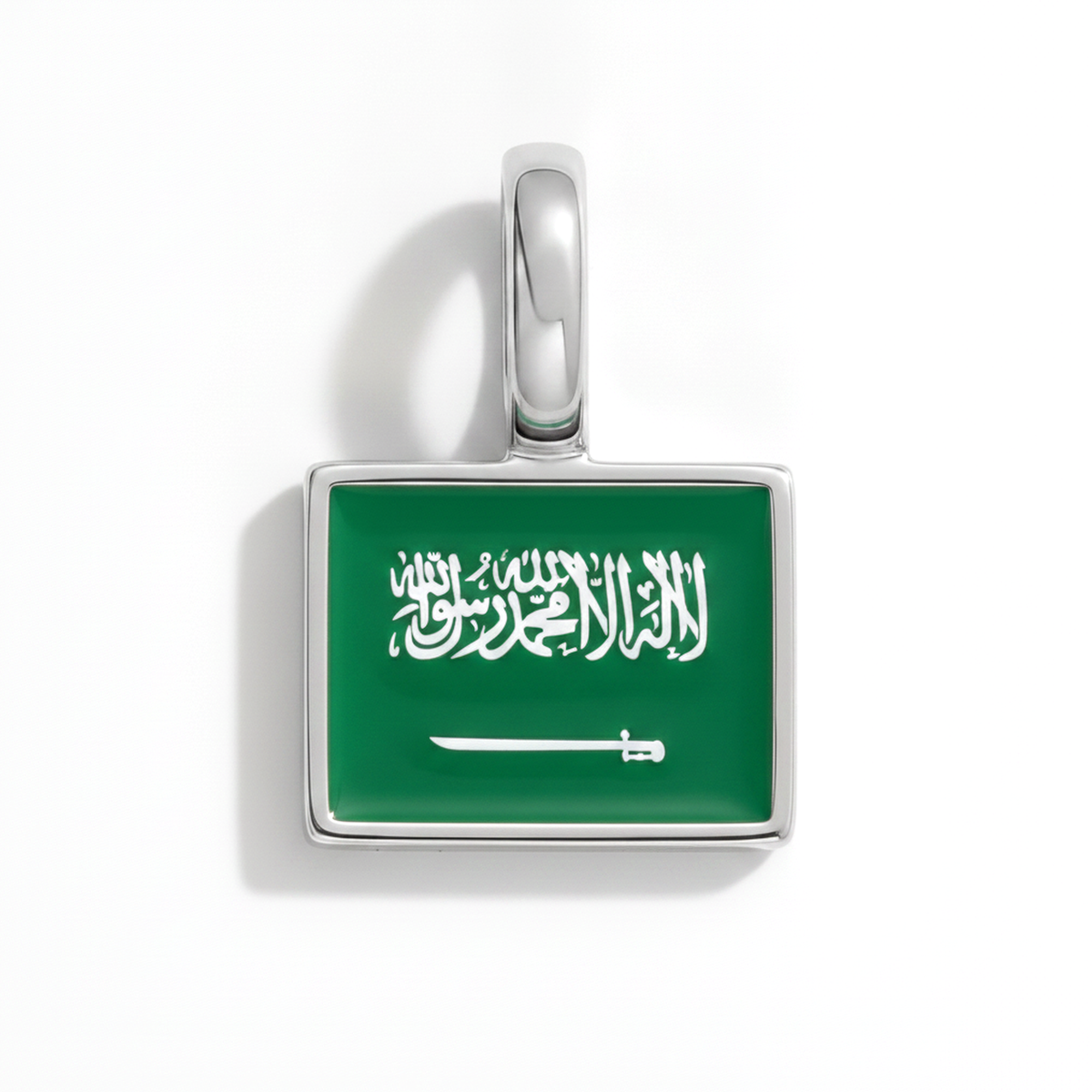 Charm saudiarabia – square silver