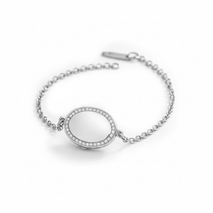 Pulsera Medallón con Foto - Ovalado