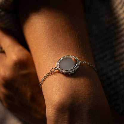 Pulsera Medallón con Foto - Ovalado