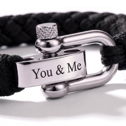 Pulsera Trenzada con Grabado