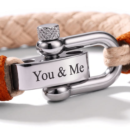 Pulsera Trenzada con Grabado